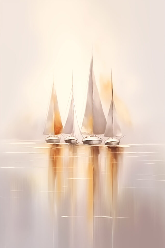 Group of sailboats on water