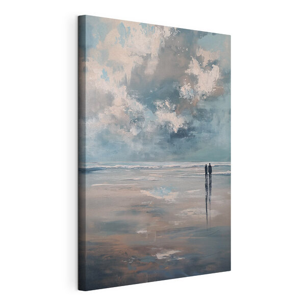 Canvas Schilderijen Twee mensen die op het strand staan (Artikelnummer: s47061) Canvas Schilderijen Canvas Schilderijen Twee mensen die op het strand staan (Artikelnummer: s47061)