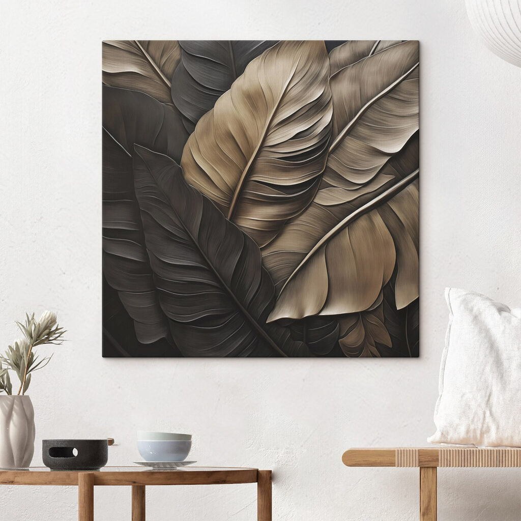 Soft, natural leaf patterns intertwine beautifully Soft, natural leaf patterns intertwine beautifully