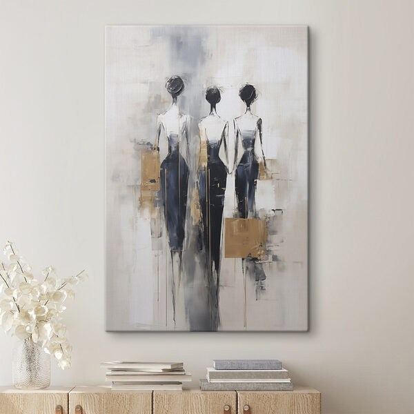 Painting of three women Painting of three women