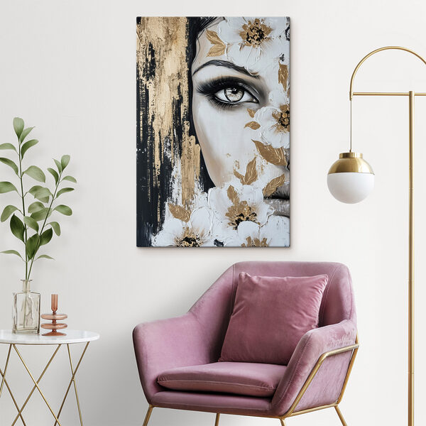 - Een etherische schoonheid, versierd met bloesems - Een etherische schoonheid, versierd met bloesems
