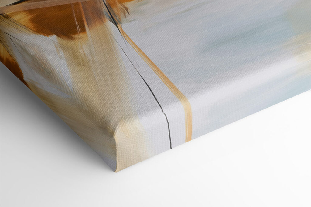 Painting of a curved object Painting of a curved object