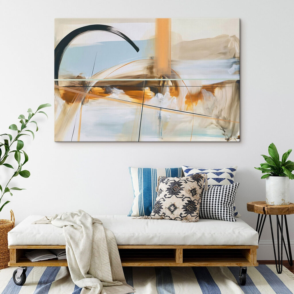 Painting of a curved object Painting of a curved object
