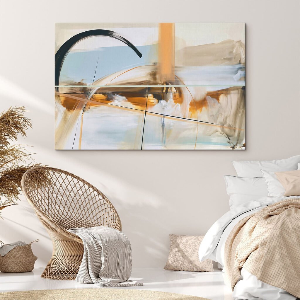 Painting of a curved object Painting of a curved object