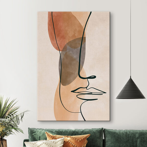 Drawing of a face