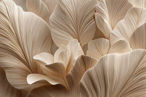 Intricate design of layered shapes