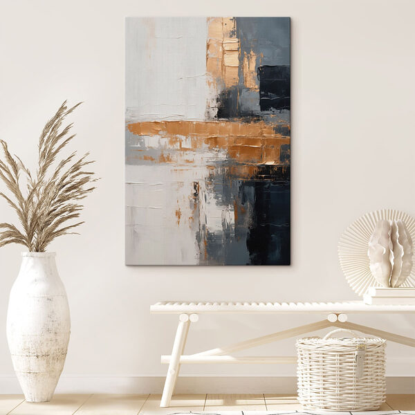 Abstract harmony in muted tones