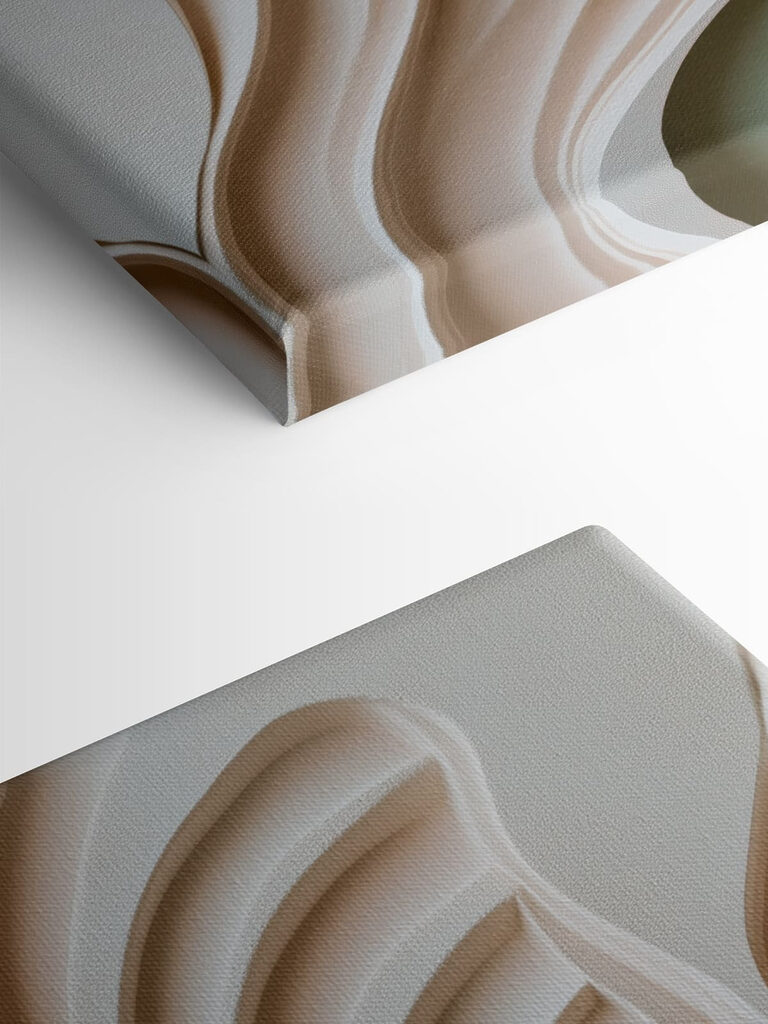 White and grey wall with wavy lines White and grey wall with wavy lines