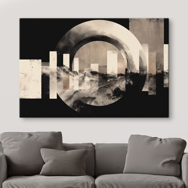 Canvas Schilderijen Canvas Schilderijen Grafisch ontwerp van een landschap (Artikelnummer: s49183)