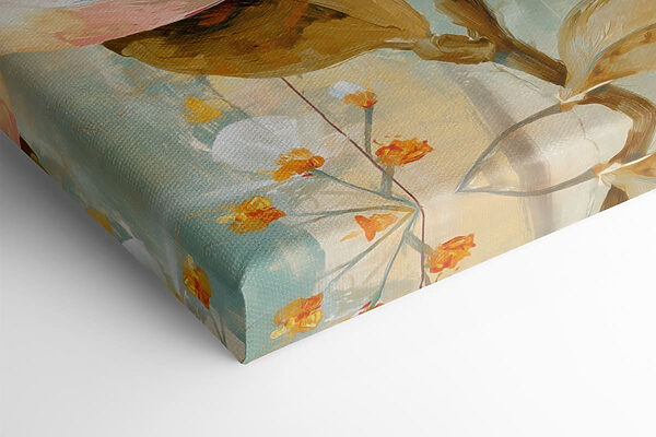 Delicate bloom in soft pastel hues