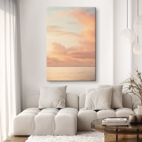 Canvas Schilderijen Een watervlakte met wolken aan de hemel (Artikelnummer: s49178) Canvas Schilderijen Canvas Schilderijen Een watervlakte met wolken aan de hemel (Artikelnummer: s49178)
