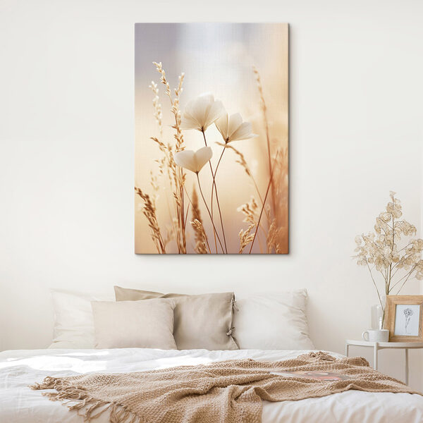 Delicate petals in soft light