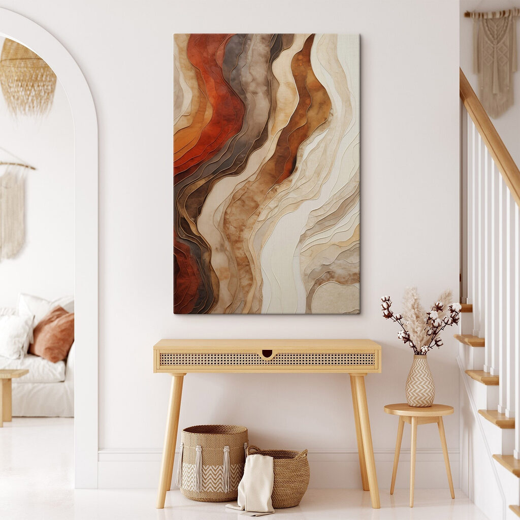 Flowing Layers of Earthy Tones Flowing Layers of Earthy Tones