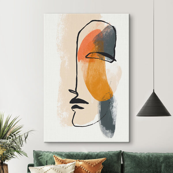 Painting of a face Painting of a face