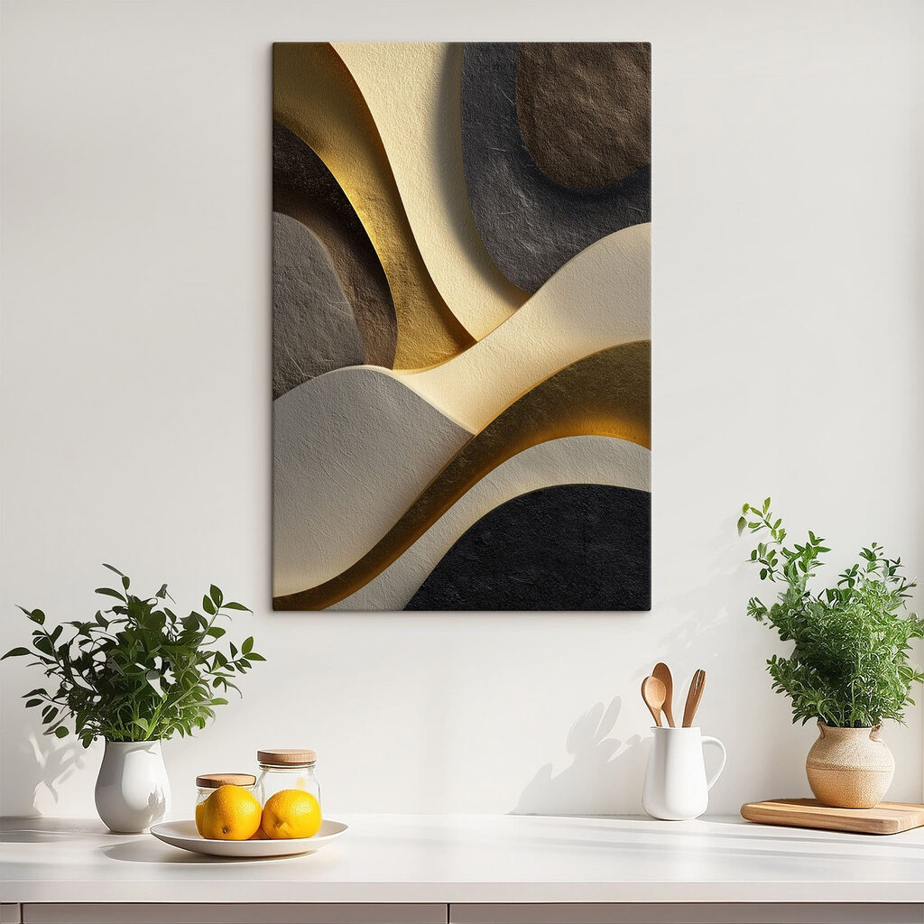 Waves of color and shape interplay Waves of color and shape interplay