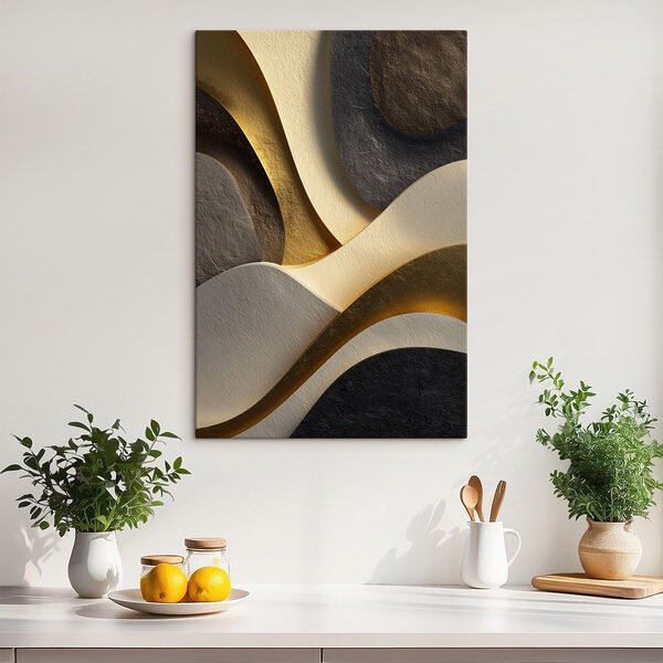 Waves of color and shape interplay Waves of color and shape interplay