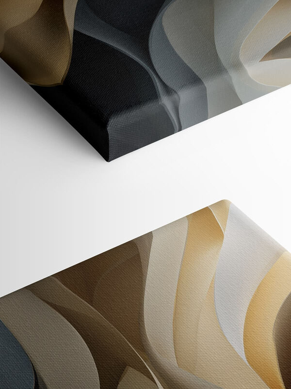 Rippled layers of soft colors