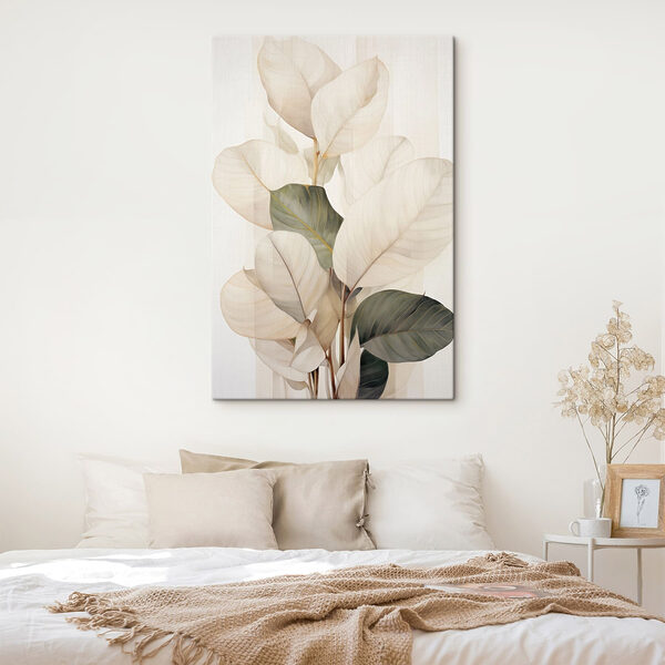 Elegant leaves in soft hues Elegant leaves in soft hues