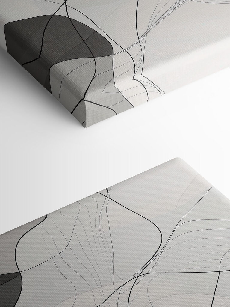 White and black background with black lines White and black background with black lines