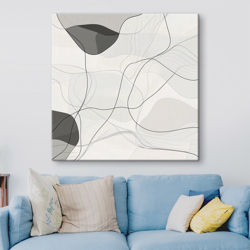 White and black background with black lines White and black background with black lines