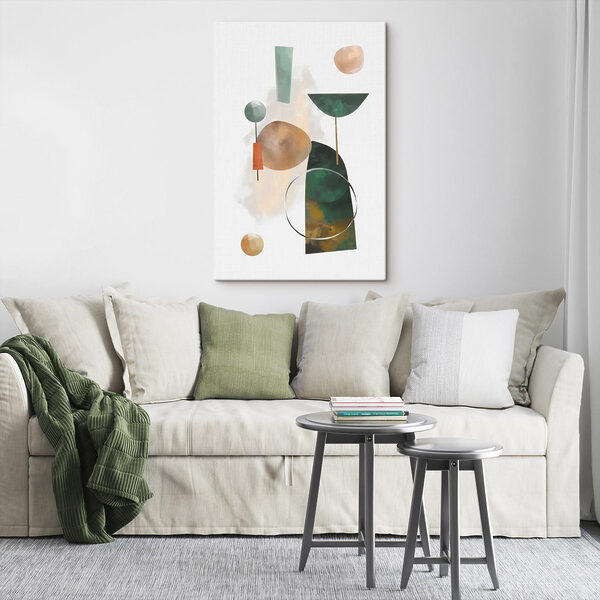Painting of different shapes and colors Painting of different shapes and colors