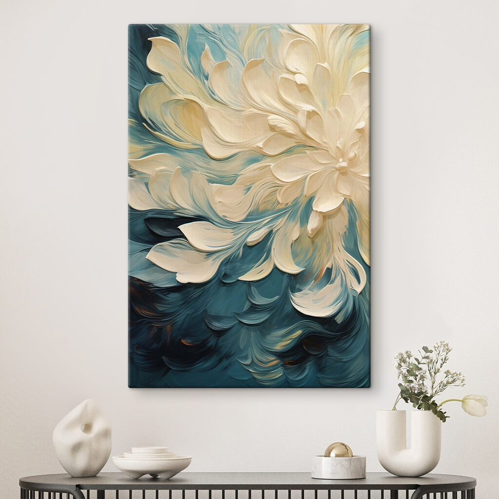 Delicate petals in soft colors