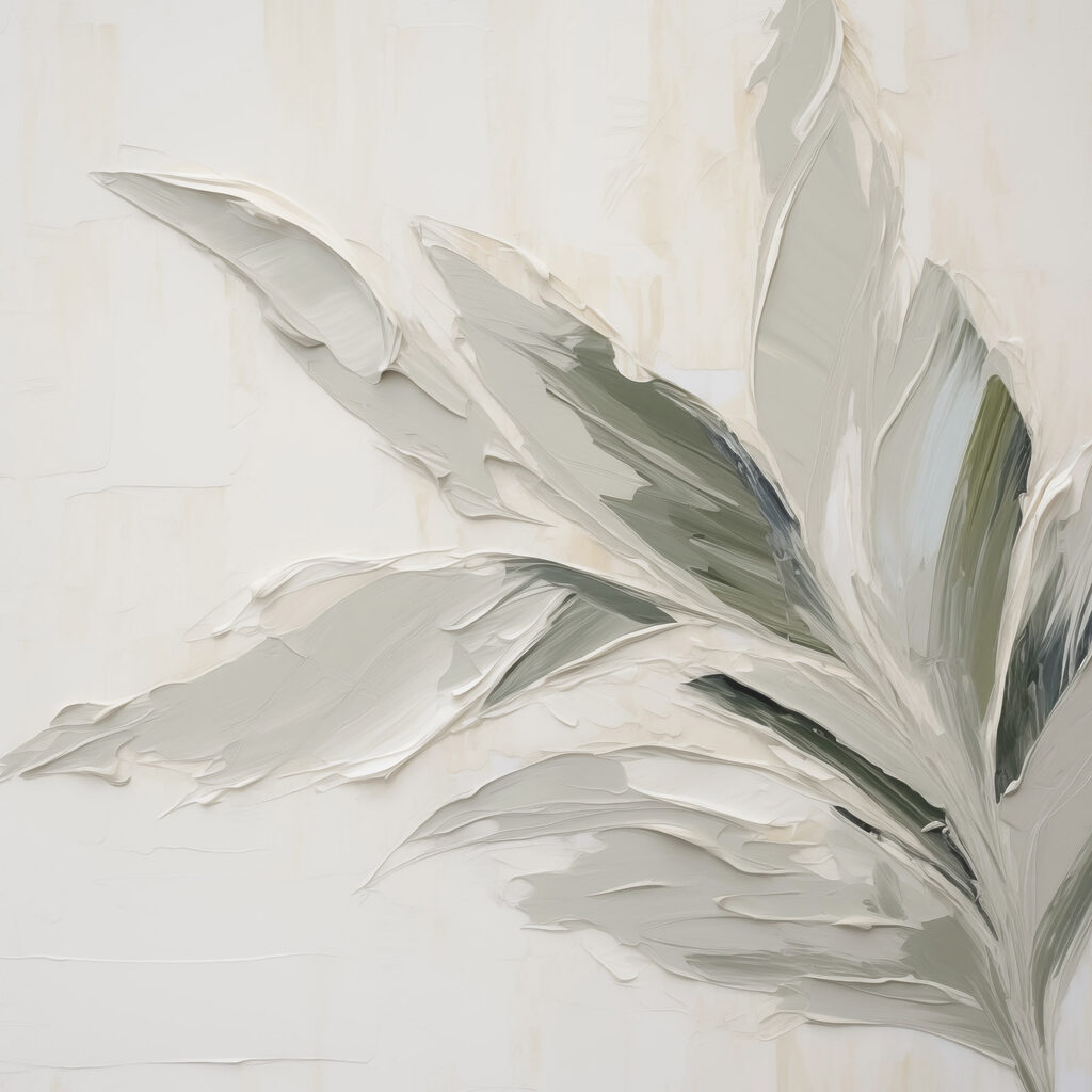 Painting of a leaf Painting of a leaf