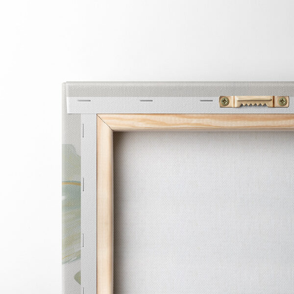 Fresh green leaves against soft background