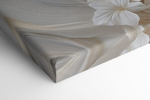 Delicate floral design with flowing lines