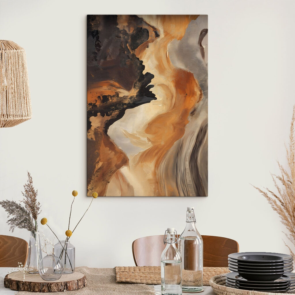 Abstract embraces of shadow and light