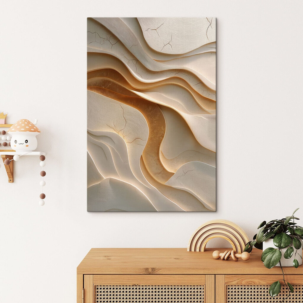 Waves of texture and subtle color Waves of texture and subtle color