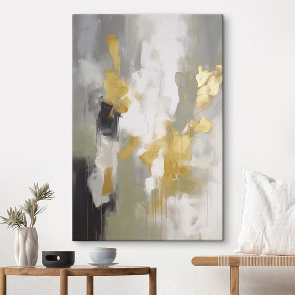 Abstract expression of contrasting hues