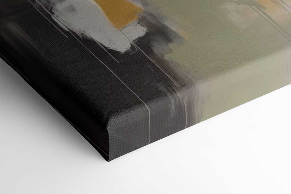Abstract expression of contrasting hues