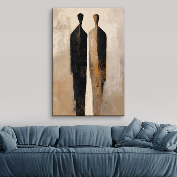 Black and brown suit