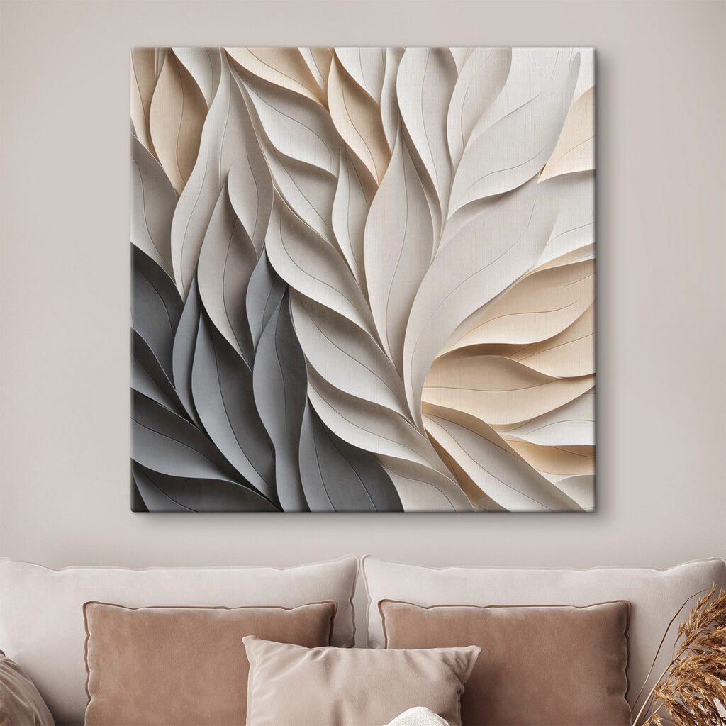 Flowing forms in soft hues Flowing forms in soft hues
