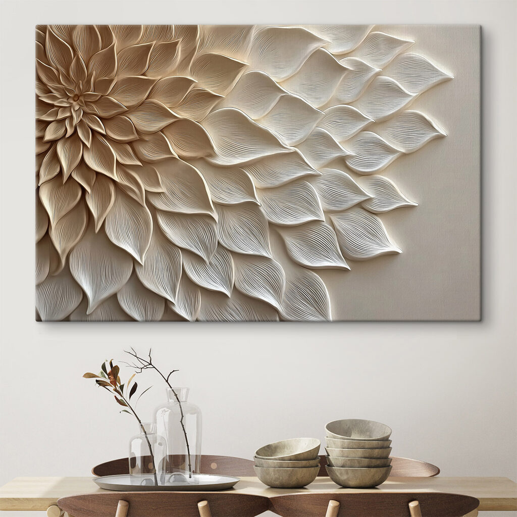 Elegant floral design in soft tones
