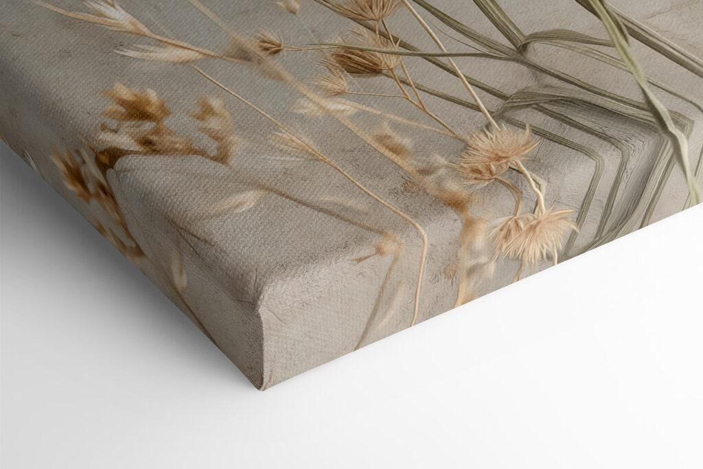 Dried blooms against a soft backdrop