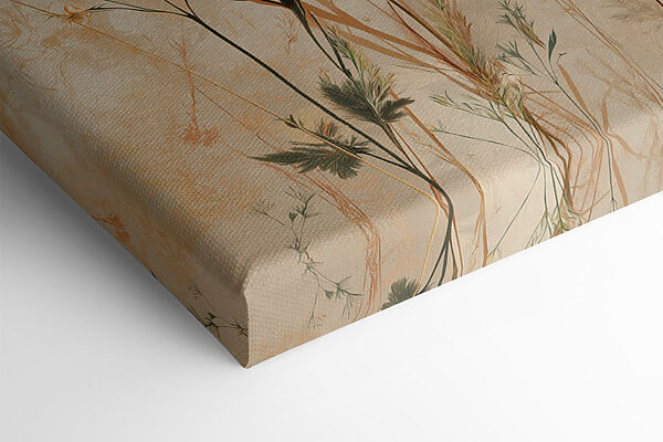 Ethereal wildflower composition on canvas Ethereal wildflower composition on canvas