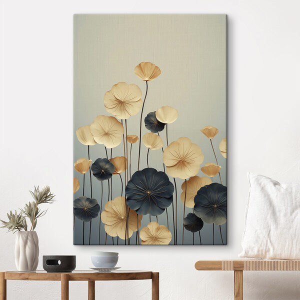 Delicate blooms in soft hues