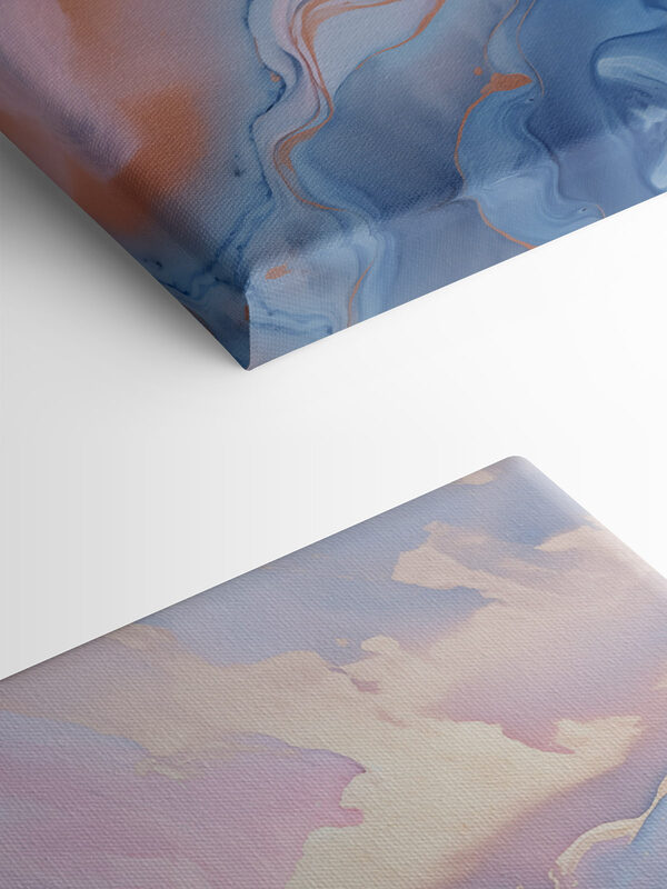 Serene swirls of color and movement