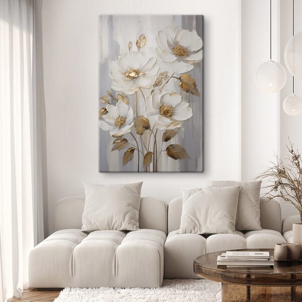 Delicate blooms in serene colors