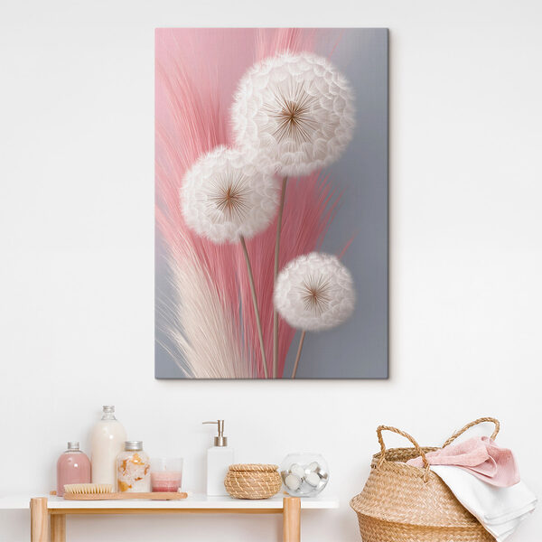 Group of white fluffy flowers Group of white fluffy flowers