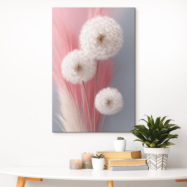 Group of white fluffy flowers Group of white fluffy flowers