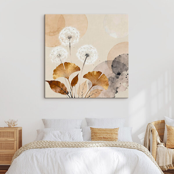 Canvas Schilderijen Canvas Schilderijen Fijne bloemen in zachte tinten (Artikelnummer: s48279)