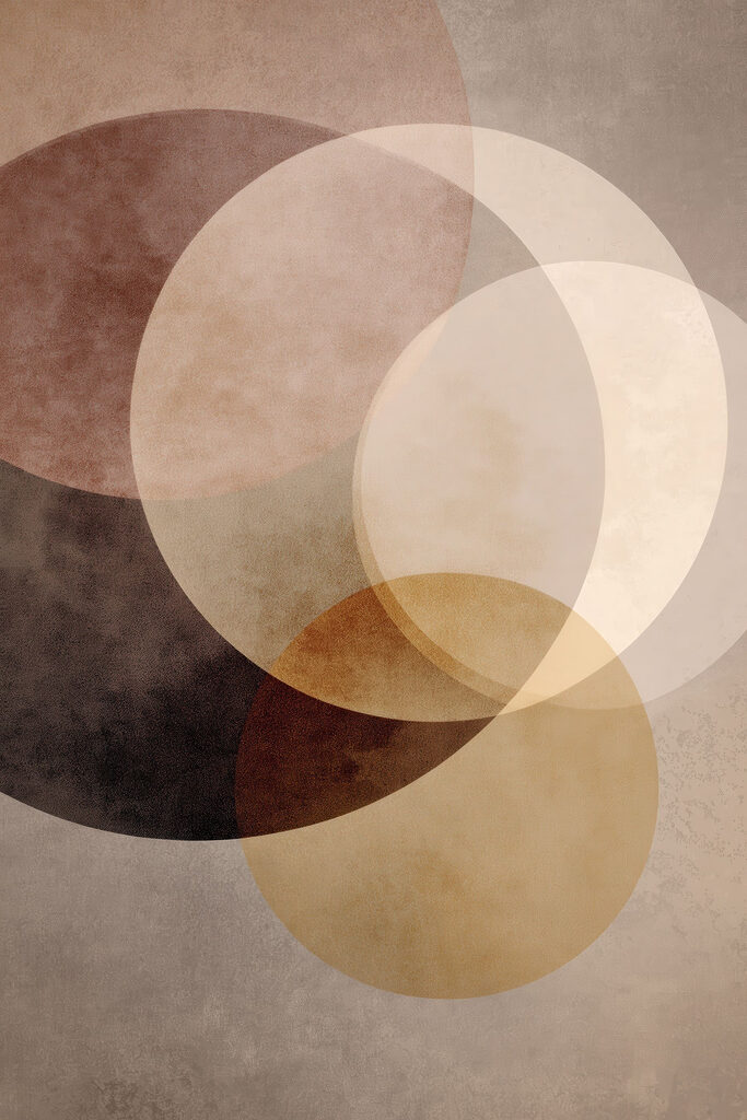 Group of circles in different colors