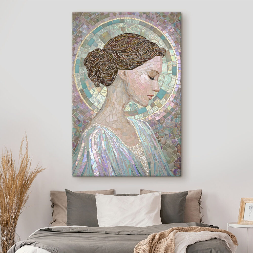 Mosaic of a woman Mosaic of a woman