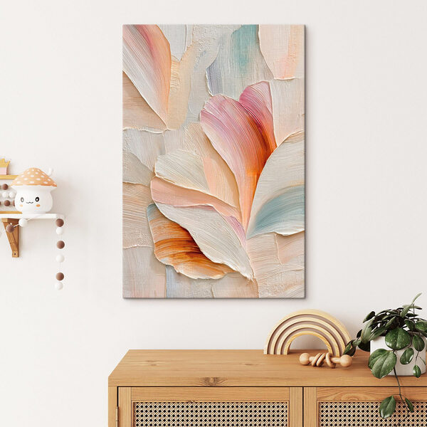 - Zachte tinten van abstracte bloemblaadjes