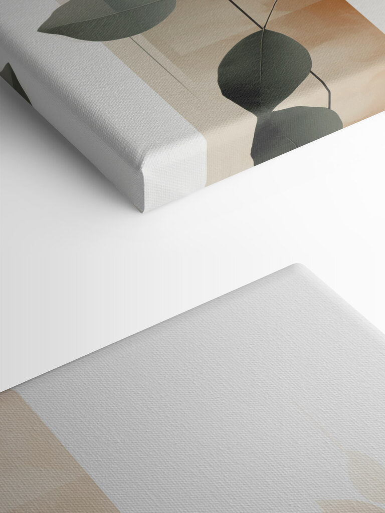 Serene botanical composition in soft hues Serene botanical composition in soft hues