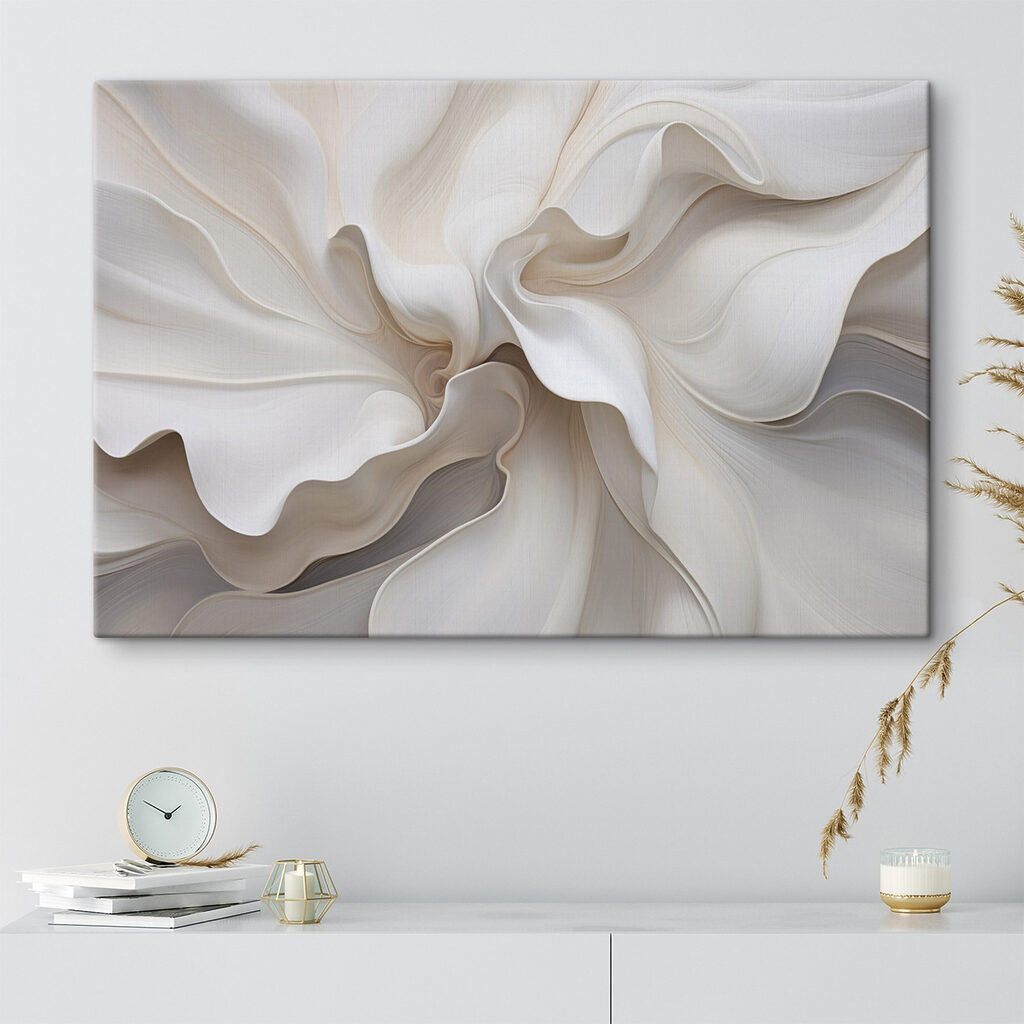 Vaas met witte bloemen