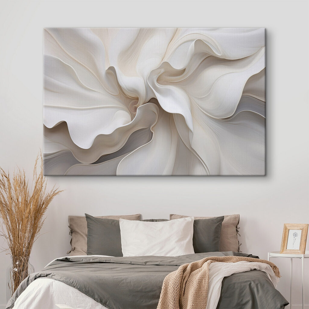 Flowing forms in soft hues